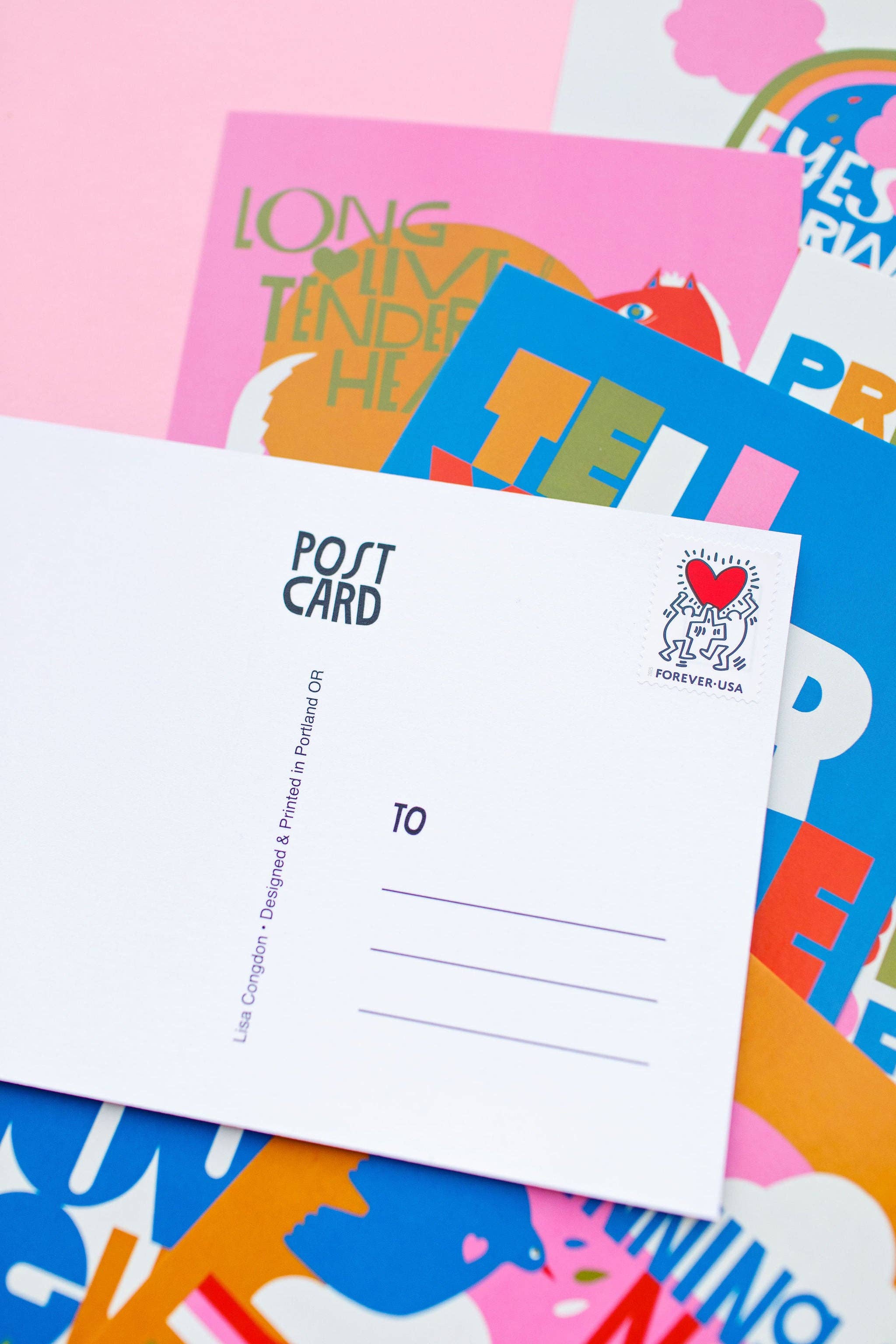 XL Postcard Set – Far Out